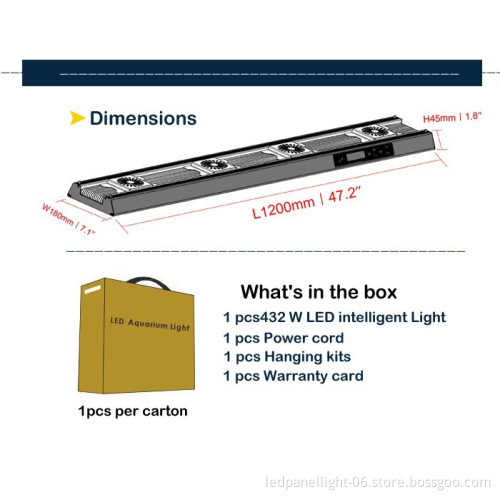 Best 14 Inch Dimmable Full Spectrum LED Aquarium Light like a sun for your tank